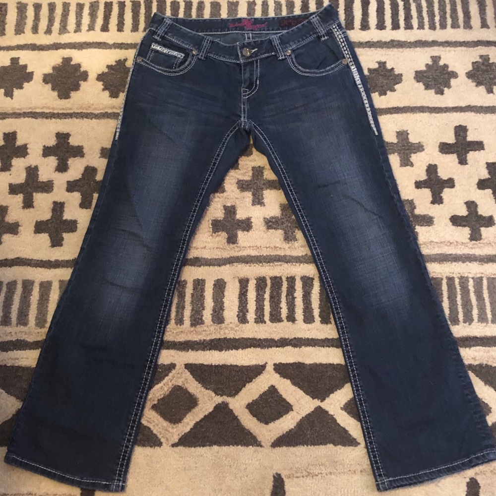 Rock and Roll Cowgirl Size 30x32 Mid Rise Boot cut